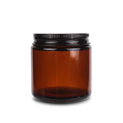 Empty Amber Jars 120ml for Candle Making or Cosmetic Use