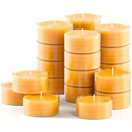 Pack of  Bees Wax Tealight ( 100% Pure , Organic Natural ) ( Pack of 6 Tealights )