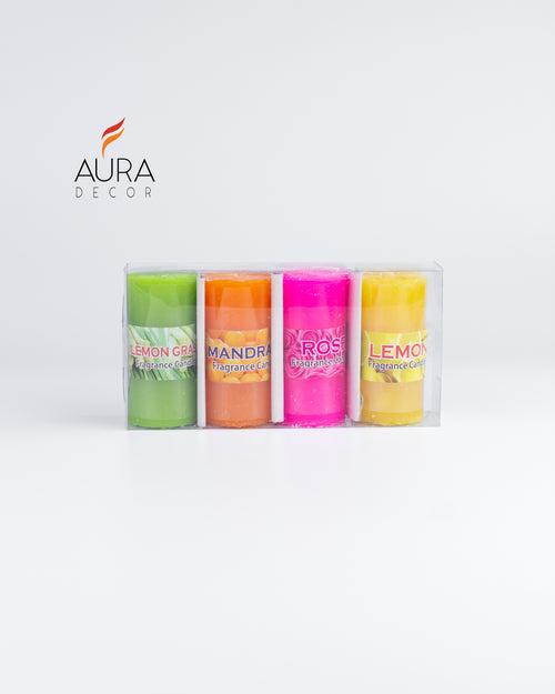 Bulk Buy Fragrance Mini Pillar Set of 4 ( 64 Packs )