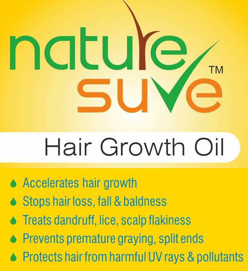 Nature Sure Hair Growth Oil for Hair Problems in Men and Women