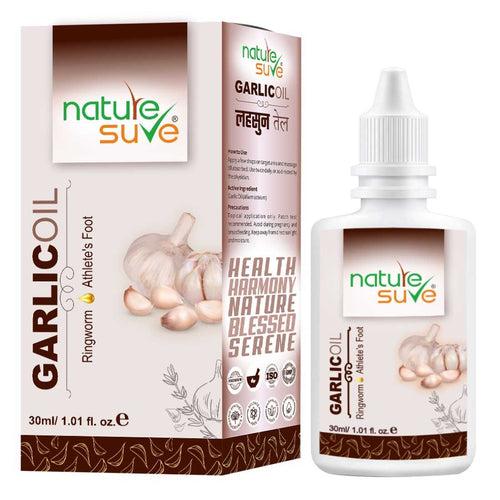 Nature Sure Garlic Oil for Ringworm and Athlete's Foot in Men & Women - 30ml