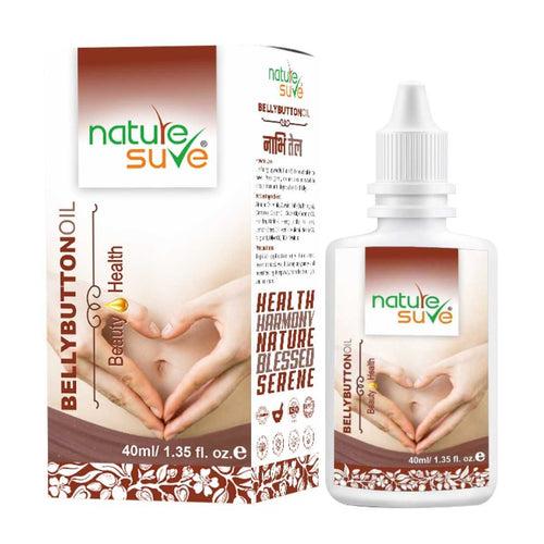 Nature Sure Belly Button Nabhi Oil for Health and Beauty in Men & Women - 40ml