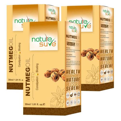 Nature Sure Nutmeg Jaiphal Oil for Bloating & Constipation in Men & Women - 30ml