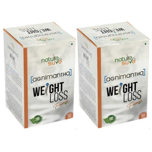 Nature Sure Agnimantha Weight Loss Formula For Men and Women (60 Capsules)