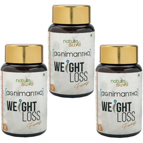 Nature Sure Agnimantha Weight Loss Formula For Men and Women (60 Capsules)