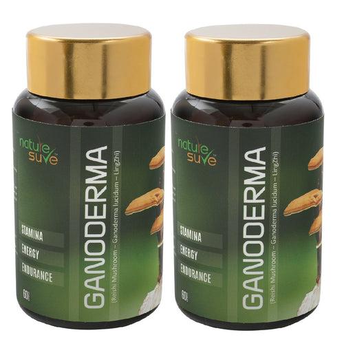 Nature Sure Ganoderma Ling Zhi Reishi Mushroom Capsules for Immunity