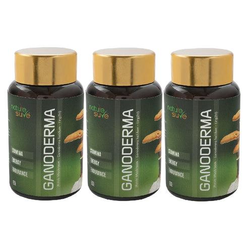 Nature Sure Ganoderma Ling Zhi Reishi Mushroom Capsules for Immunity