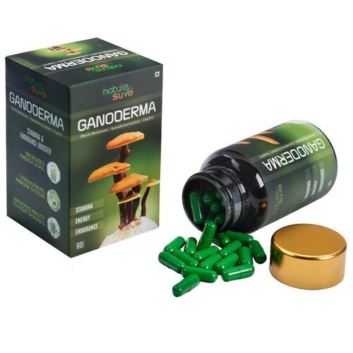 Nature Sure Ganoderma Ling Zhi Reishi Mushroom Capsules for Immunity