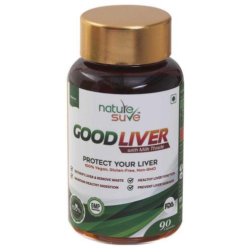 Nature Sure Good Liver Capsules With Milk Thistle for Fatty & Non-Fatty Liver Health