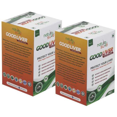 Nature Sure Good Liver Capsules With Milk Thistle for Fatty & Non-Fatty Liver Health