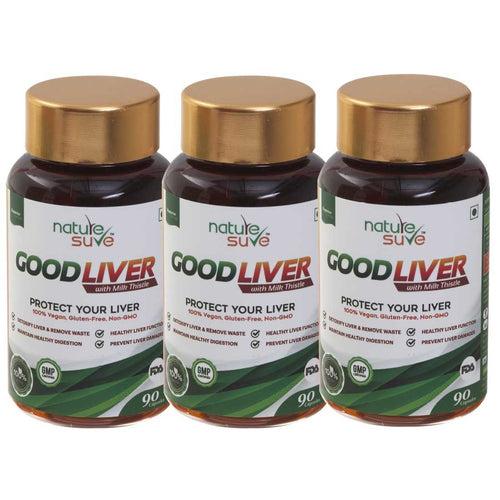 Nature Sure Good Liver Capsules With Milk Thistle for Fatty & Non-Fatty Liver Health