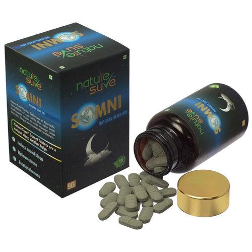 Nature Sure SOMNI Natural Sleep Aid Tablets for Men and Women