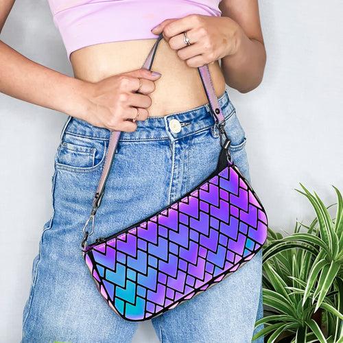 Lumos Holographic Baguette Bag