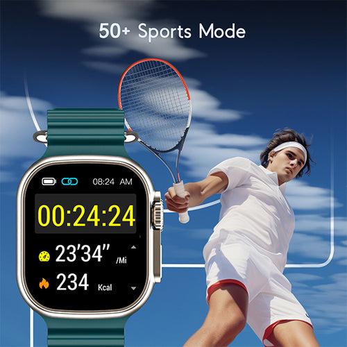 boAt Wave Elevate | Smartwatch with 1.96" (4.97cm) HD Display, BT Calling, 100+ Sports Modes, 15 Days Battery, Premium Metal Body