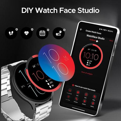 boAt Lunar Orb | Smartwatch with 1.45" (3.68cm) Amoled Display, BT Calling,  Crest+ OS, Watch Face Studio