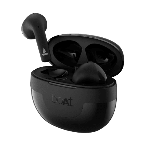 boAt Airdopes Hype | Wireless Earbuds with 100 Hours Playback, ENx™ Technology, ASAP™ Charge, BEAST™ Mode, 13mm Drivers