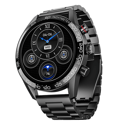 boAt Enigma Z40 | Luxury Smartwatch with 1.32" Round TFT Display, IP67 Splash & Sweat Resistance, SpO2 & Sleep Monitoring