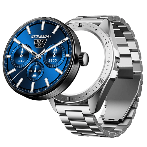 boAt Enigma Switch | Premium Luxury Smartwatch with 1.39" (3.53cm) HD Display, Switchable Case, 100+ Sports Mode, BT Calling, HR & SpO2 Monitoring