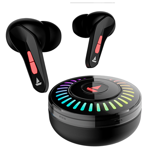 boAt Immortal 201 | Bluetooth Gaming Wireless Earbuds with 40ms BEAST™ Mode, Real RGB Lights, boAt Signature Sound