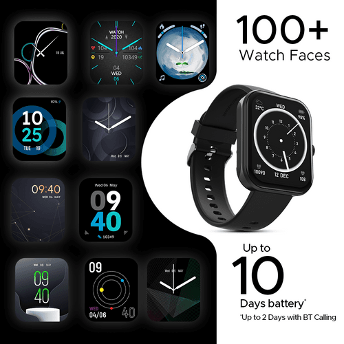 boAt Wave Cosmos Max | Smartwatch with 2" (5.08cm) Big HD Display, BT Calling, Custom Ringtones, 100+ Watch Faces, Vibrations & DND Mode