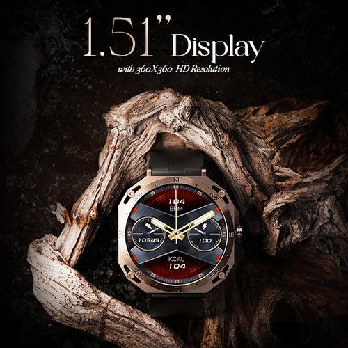 boAt Enigma Z20 | Luxury Smartwatch with 1.51" Round HD Display, IP68 Water & Dust Resistance, Multiple Sports Modes