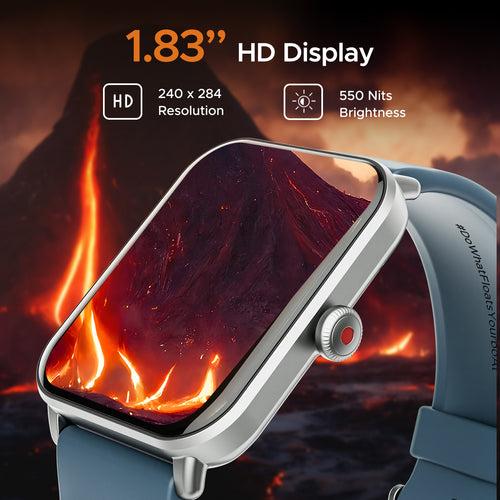 boAt Wave Fury | Bluetooth Calling Smartwatch with 1.83" (4.64cm) HD display, 30 days Battery, Heart Rate & SpO2 monitoring