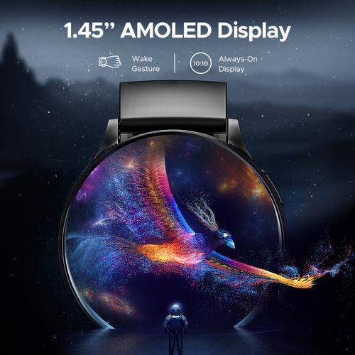 boAt Lunar Orb | Smartwatch with 1.45" (3.68cm) Amoled Display, BT Calling,  Crest+ OS, Watch Face Studio