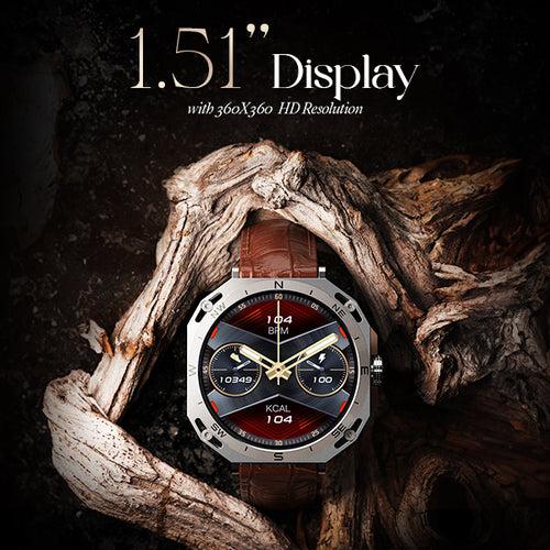 boAt Enigma Z20 | Luxury Smartwatch with 1.51" Round HD Display, IP68 Water & Dust Resistance, Multiple Sports Modes