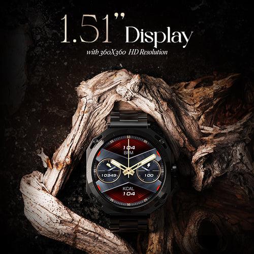 boAt Enigma Z20 | Luxury Smartwatch with 1.51" Round HD Display, IP68 Water & Dust Resistance, Multiple Sports Modes