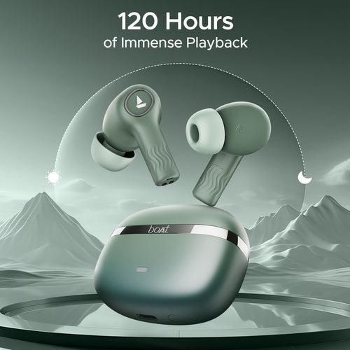 boAt Nirvana Ion ANC | Wireless Earbuds with Active Noise Cancellation, ENx™ Technology, 120 Hours Playback, BEAST™ Mode