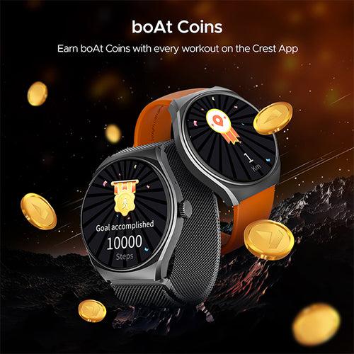 boAt Lunar Comet | HD Display 1.39" (3.53 cm) Smartwatch with Bluetooth Calling, Functional Crown, 100+ Sports Modes