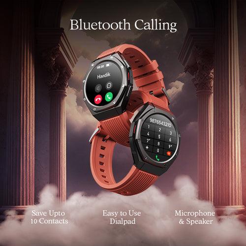 boAt Enigma X600 | Smartwatch with 1.43" (3.63 cm) Amoled Round Display, BT Calling, 100+ Watch Faces, 100+ Sports Modes