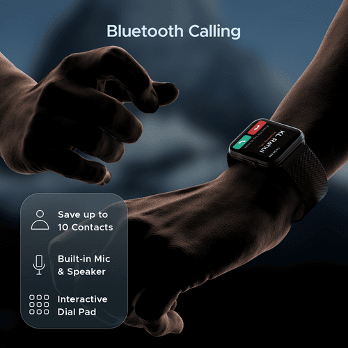 boAt Storm Plus | Smartwatch with 1.78" (4.52cm) AMOLED Display, BT Calling, 100+ Sports Modes, SpO2 monitoring