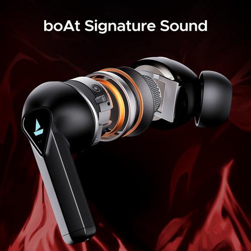 boAt Immortal 150 | Wireless Earbuds with BEAST™ Mode, 40 Hours Playback, ASAP™ Charge, LED Lights