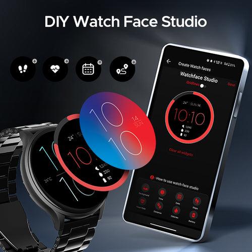 boAt Primia Curv | Smartwatch with 1.45" (3.68cm) Amoled Display, BT Calling,  700+ Active Modes, Watch Face Studio