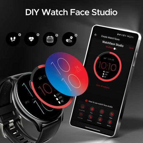 boAt Lunar Orb | Smartwatch with 1.45" (3.68cm) Amoled Display, BT Calling,  Crest+ OS, Watch Face Studio