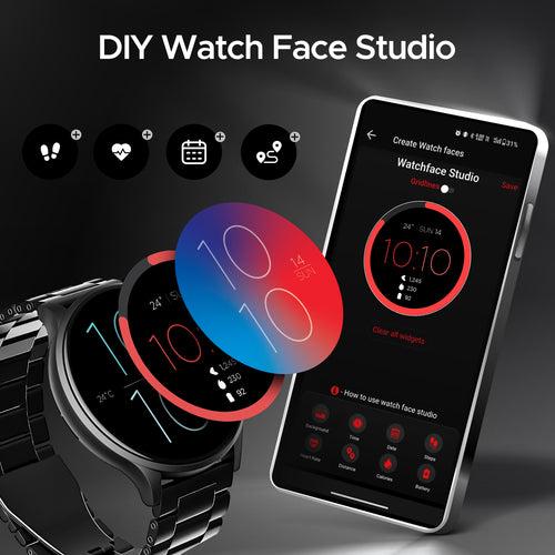 boAt Lunar Orb | Smartwatch with 1.45" (3.68cm) Amoled Display, BT Calling,  Crest+ OS, Watch Face Studio