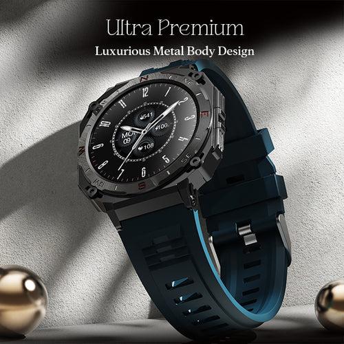 boAt Enigma X500 | Smartwatch with 1.43" (3.63 cm) AMOLED Round Display, BT Calling, 100+ Watch Faces, 100+ Sports Modes