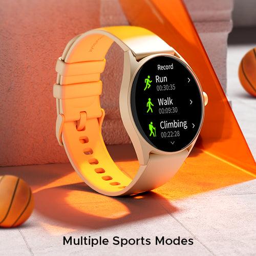 boAt Lunar Link | Smartwatch with 1.4" (3.55 cms) Round TFT Display, 100+ Sports modes, SpO2 & Sleep Monitoring