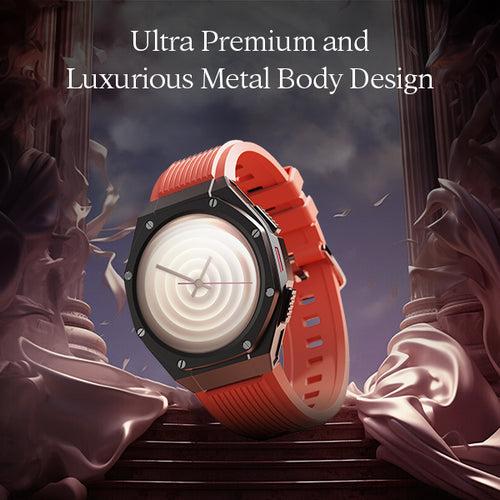 boAt Enigma X600 | Smartwatch with 1.43" (3.63 cm) Amoled Round Display, BT Calling, 100+ Watch Faces, 100+ Sports Modes
