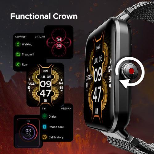 boAt Wave Fury | Bluetooth Calling Smartwatch with 1.83" (4.64cm) HD display, 30 days Battery, Heart Rate & SpO2 monitoring