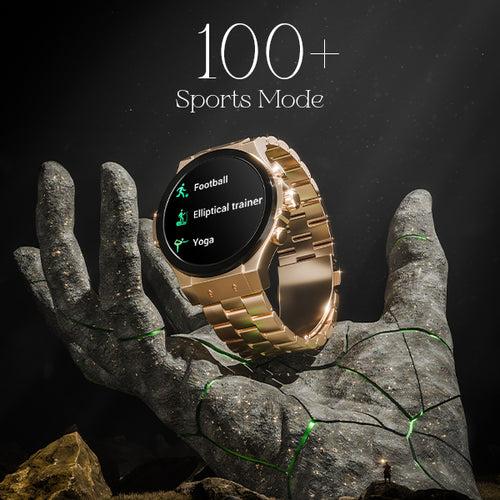 boAt Enigma X400 | Smartwatch with 1.45" Round AMOLED Display, 100+ Sports Modes, HR, SpO2, & Stress Monitoring