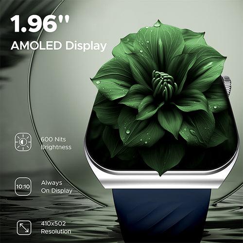 boAt Ultima Vogue | Smartwatch with 1.96" (4.97cm) AMOLED Display, BT Calling, 100+ Watch Faces, 100+ Active Modes