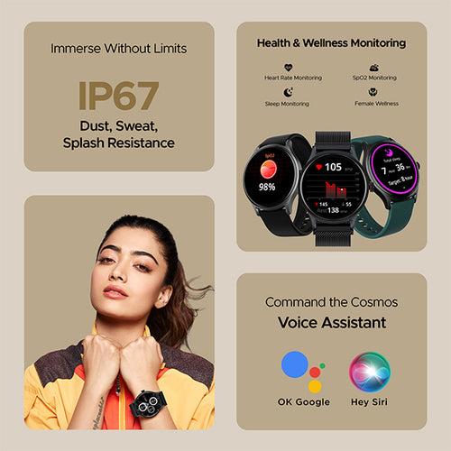 boAt Lunar Mirage | Smartwatch with 1.52" (3.86cm) Round HD Display, BT Calling, 100+ Sports Modes, Functional Crown