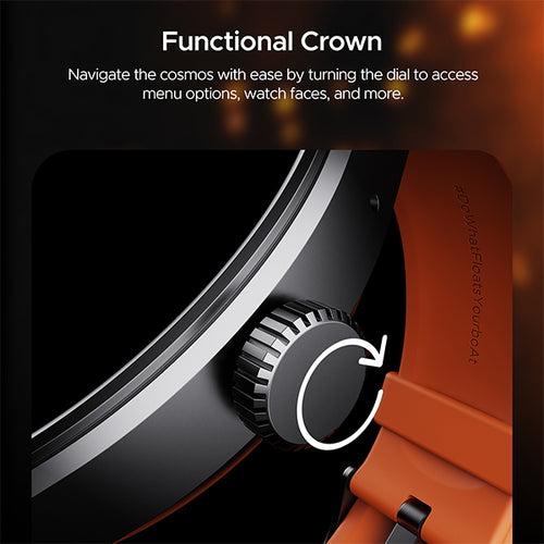 boAt Lunar Comet | HD Display 1.39" (3.53 cm) Smartwatch with Bluetooth Calling, Functional Crown, 100+ Sports Modes