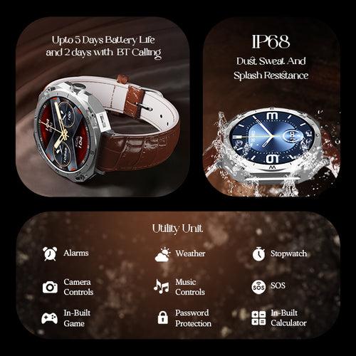 boAt Enigma Z20 | Luxury Smartwatch with 1.51" Round HD Display, IP68 Water & Dust Resistance, Multiple Sports Modes