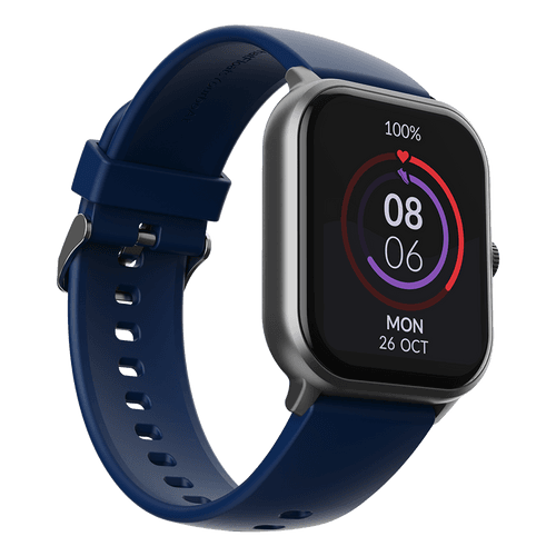 boAt Wave Spin Voice | Smartwatch with 1.85" HD Display, 100+ Sports Modes, Functional Crown, Built-in-games