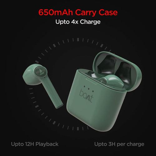 boAt Airdopes 138 TVS Edition | Wireless Earbuds with 13mm Drivers, Bluetooth V5.0+EDR, IWP Technology, 650mAh Pocket friendly Charging Case, 12 Hours nonstop music