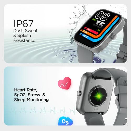 boAt Wave Hype | Smartwatch with 1.85" HD Display, 50+ Sports Modes, IP67 Dust & Water Resistance, SpO2 tracking