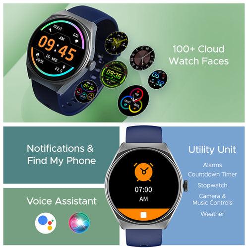 boAt Lunar Seek | Premium Smartwatch with Bluetooth Calling, Functional Crown, 100+ Sports Modes, IP67 rating